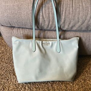 Kate Spade mint computer shoulder tote